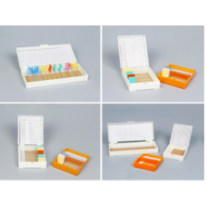 Color-Coded ABS Plastic Slide Box - for 100 Slides